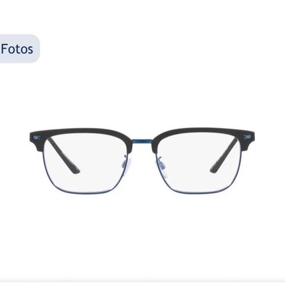 Emporio Armani glasses Full Rim Navy & silver eyeglasses frames AE3198 55-18 150 - Picture 1 of 8